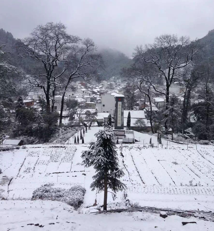 婺源鄣山村雪景